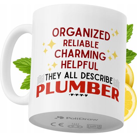 Lustige Tasse für Klempner – Kaffee- oder Teetasse mit witzigem Textdesign – ideal für Geburtstage, Namenstage, Feiertage und besondere Anlässe. Hochwertige Tasse für Zuhause, Büro und Arbeit. Farbe: (1/5)