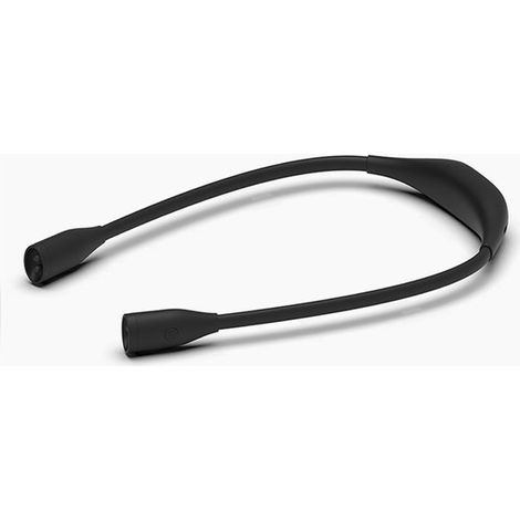 Lampada da lettura a LED ricaricabile tramite USB, 3 colori, 9 livelli di luminosità, braccio flessibile, ideale per cucito e campeggio (nera) (1/5)