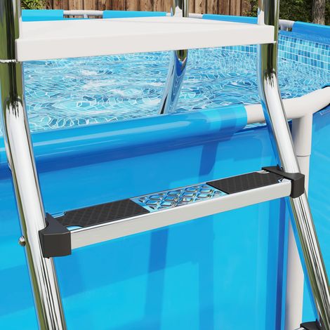 vidaXL Gradino di ricambio per scaletta piscina 50 x 9 x 3.5 cm (1/5)