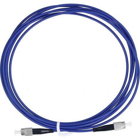 Cordon de raccordement à fibres optiques cavalier blindé câble optique monomode 1 noyau FC UPCFC UPC bleu (5 mètres) (1/5)