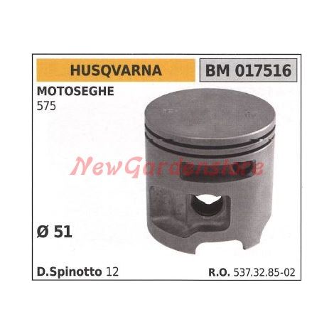 Pistone motosega 575 Ø51mm HUSQVARNA 017516