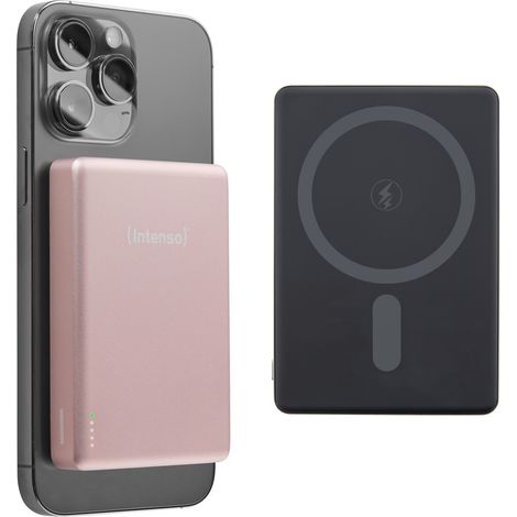 Intenso Intenso Power Bank MW10000 rose Power bank 10000 mAh Consegna di potenza LiPo USB-C® Rose Indicazione di stato (1/4)
