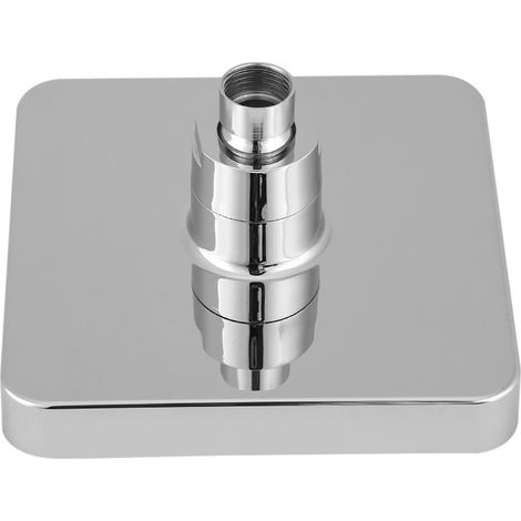 Pommeau de douche carré de 15 cm avec éclairage LED et arroseur de salle de bain à 3 couleurs changeantes (1/5)