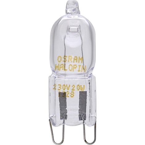 Lot de 10 Ampoule halogène 20 W G9 230 V Verre transparent Allumage instantané Usage extérieur (1/5)