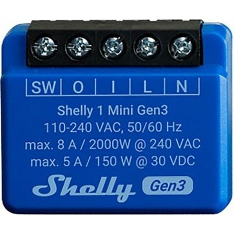 Enchufe Inteligente Shelly Bluetooth Wi-Fi Bluetooth 4.2 (1/5)