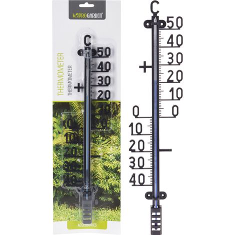 termometro esterno progarden outdoor thermometer 40 cm plastica
