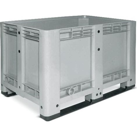 PROVOST - Caisse palette plastique à 2 semelles - 120 x 80 cm - Stockage et manutention
