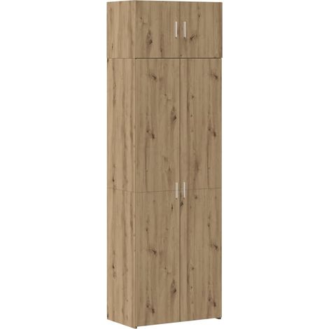 Storage Cabinet 2 pcs Artisan Oak 70 x 42.5 x 225 cm vidaXL