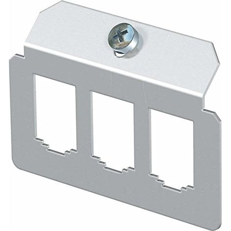 OBO-BETTERMANN SIST. CANALIZ. SOL PLAQUE SUPPORT MTM 3B POUR 3 PRISES ACIER INOXYDABLE 7407824
