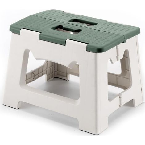 1 Repose-pieds pliable, léger et portable, en plastique stable pour cuisine et salle de bain, adapté enfants et adultes (1/5)