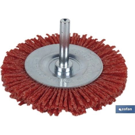 Brosse circulaire 6 mm x ø100 nylon (1/4)