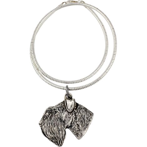 Schnauzer, Schnauzer III - Collier pour chien, bijou unique pour les amoureux des chiens, pendentif serpent unique signé Art-Dog (1/5)
