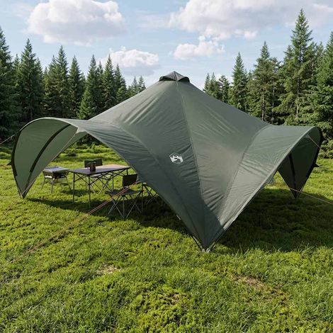 vidaXL Party Tent Army green 500 x 500 x 350 cm Polyester and Steel (1/5)