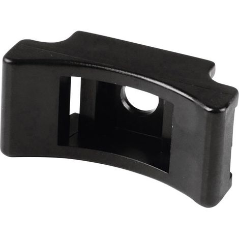 HellermannTyton LKCSF1-PA66-BK Embase de fixation vissable, à riveter 151-27202 Plage de Ø du faisce
