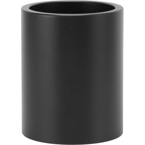 Portafiltro da caffè in alluminio, finemente lavorato, spazzolino da caffè, utensili, contenitore per caffè, casa e cucina, colore nero. (1/5)