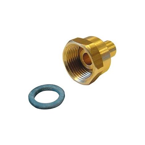 Raccord à souder gaz - Rousseau - Femelle 20x150 - Diamètre 12 mm - Compatible butane et propane - Fourni avec joint