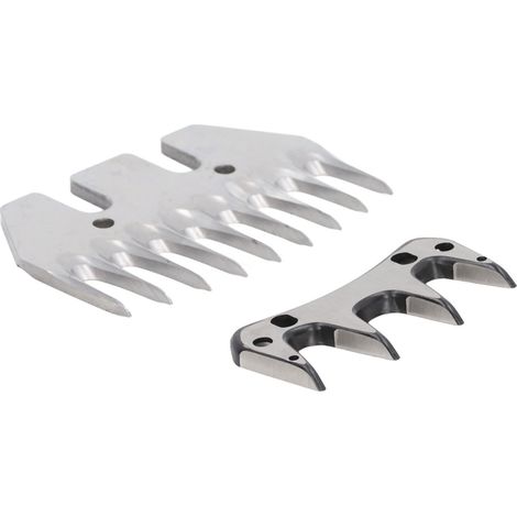 Lames tondeuse mouton electrique acier carbone 9 dents coupe precise resistant usure peigne laine 2 pcs (1/5)