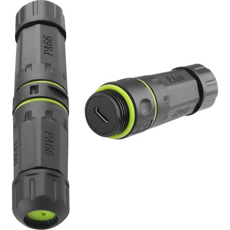 10 Gbps USB C scellé étanche - Connecteur de données USB 3.1 type C femelle vers femelle - Adaptateur extérieur - Protection IP68 - Charge 20 V 5 A - M20 - Pour extension USB C en extérieur (1/5)