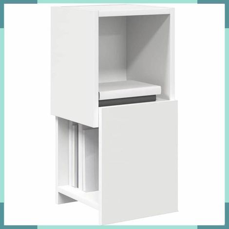 Meuble d'angle - 889821 - 25,5x25x55 cm - Bois d'ingénierie - 2 étagères (1/5)
