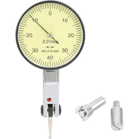Indicateur à Cadran, Indicateurs à Cadran Conseils d'Indicateur à Cadran Précision de 38 Mm Indicateur de Test à Cadran en Acier au Tungstène Jauge à Cadran Compteur Outil (1/5)