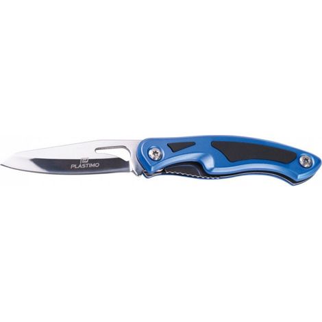 Couteau pliant SAFE BLUE lame inox - PLASTIMO -