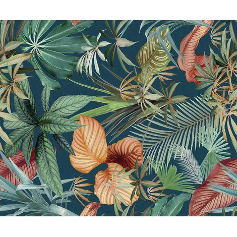 Papier peint panoramique - Plantes tropicales - 130 cm x 108 cm (1/2)