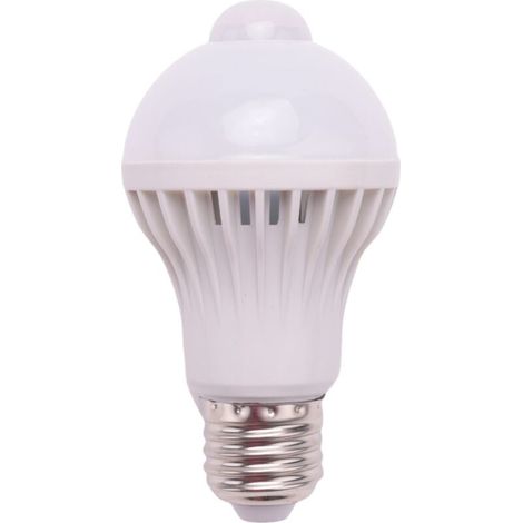 Ampoule LED E27 5W Avec Capteur De Mouvement PIR Pour Éclairage Automatique (1/4)