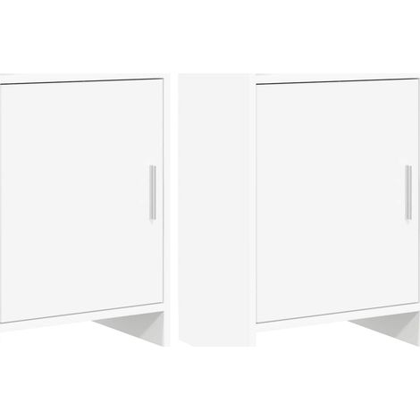 Maison Exclusive - Comodini 2 pz Bianco 40 x 30 x 60 cm Legno ingegnerizzato (1/5)