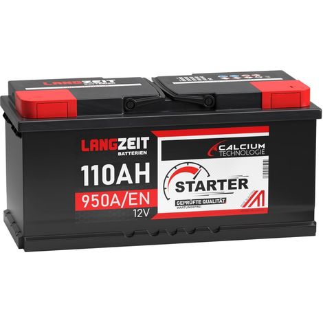 Langzeit Starter Autobatterie 110Ah 12V