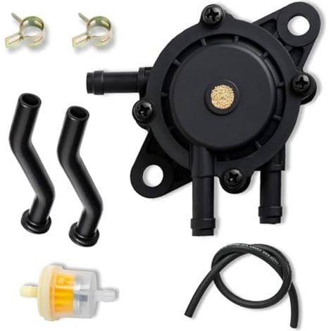 Compatible avec le tuyau d'aspiration 596163 et la pompe à carburant 808656 - Remplacement pour tracteur tondeuse à gazon à petit moteur Briggs & Stratton Honda Yamaha John Deere (1/4)