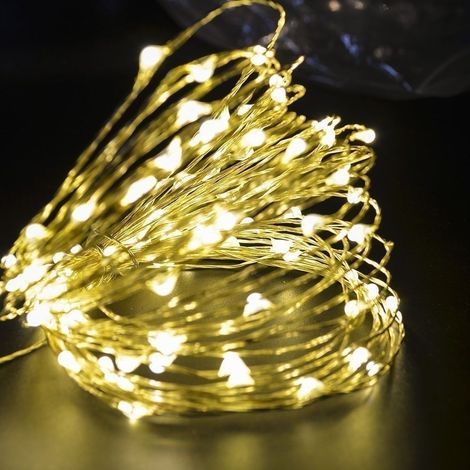 LED-Lichterkette mit Batterie für Partys, Hochzeiten, Weihnachtsbaumdekoration (1/5)