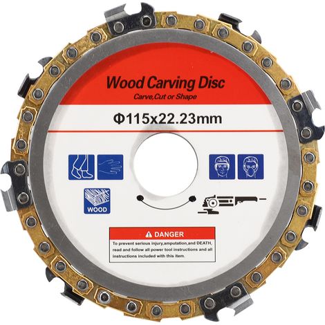 115-mm-Kettenscheibe für Winkelschleifer – Zubehör für Holz, Sperrholz und Metall