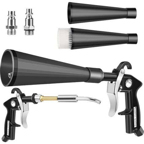 Pistolet de nettoyage tubulaire multifonctionnel haute puissance de qualité industrielle, pistolet de nettoyage automobile, pistolet de nettoyage à sec Tornado
