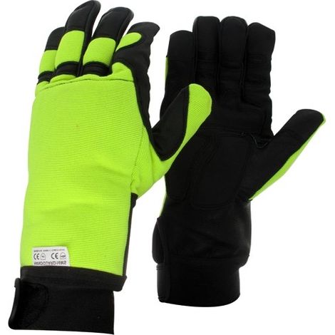 Gants de tronçonnage demi-saison à main gauche en Kevlar Taille 10- (L), EN381-7 - Classe 0, EN388 -