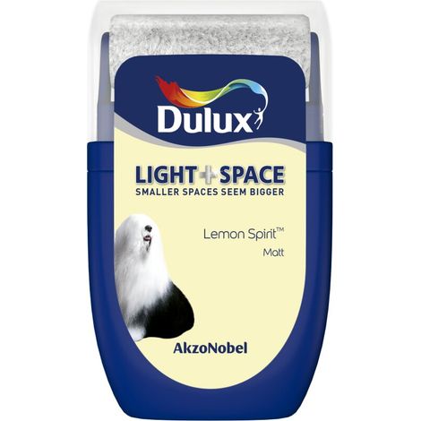 Dulux Light & Space Tester Pot - 30ml - Lemon Spirit