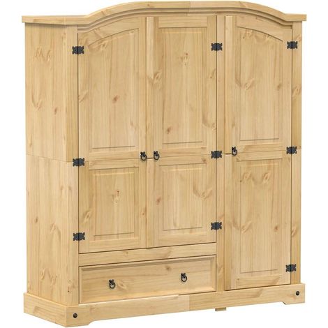 Maison Exclusive - Armadio Corona 151,5x52x170 cm in Legno Massello di Pino (1/5)