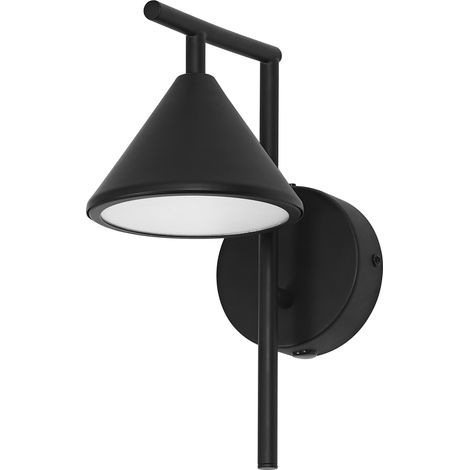 OSRAM Decor Fuji, applique murale décorative, 5 W, 930 blanc chaud, 180 lm, 3 000 K, non dimmable, IP20, noir, acier, ampoule non remplaçable (1/5)