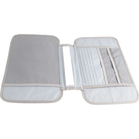 Große Aufbewahrungsbox/-tasche für Dokumente, unverzichtbar für Zuhause, zur Aufbewahrung von Familienurkunden, Grundbucheinträgen, Kontobüchern und anderen Dokumenten. Dunkelgrün. (1/5)