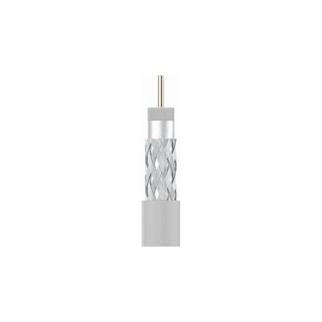 Cable coaxial CXT aluminio PVC blanco 250m