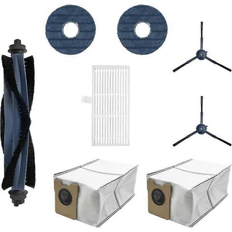 Pièces détachées pour aspirateur robot Eufy Omni C20 : brosse principale, filtre, lingette de nettoyage, sac à poussière et accessoires (1/5)