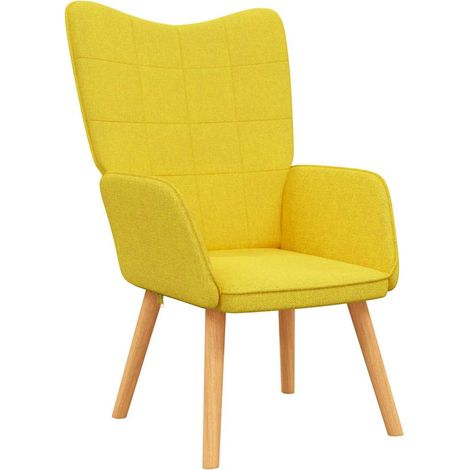 Maison Exclusive - Relaxsessel Senfgelb Stoff (1/5)