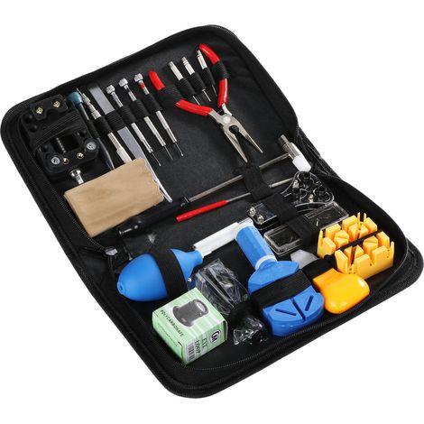 22-piece watch repair tool set, tool case, combination case opener--DTEKGAZ
