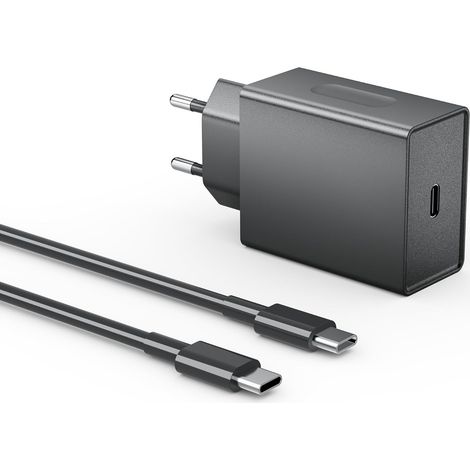 25W Chargeur USB C Secteur Charge Rapide pour Samsung Galaxy S25, S24, S23, S22, S21, S20+, FE, Ultra, A15, A54 5G, A55, A56, A34, A35, Note 20, 10, 9, avec câble 1.5M, Adaptateur Super Fast Secteur (1/5)