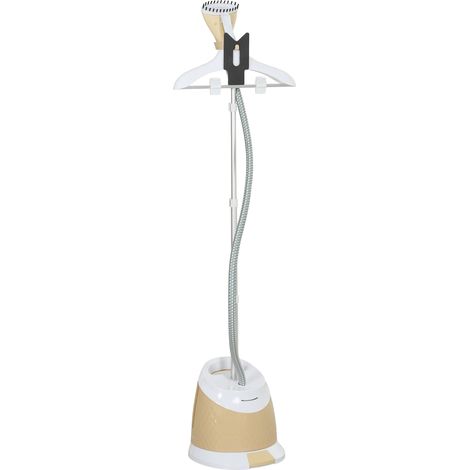 Vertikaler Dampfglätter, 1800 W, 36 g/min Dampfleistung, 50 Min. Dampfzeit, 1,8 l Wassertank, 32 x 32 x 32 cm, Gold