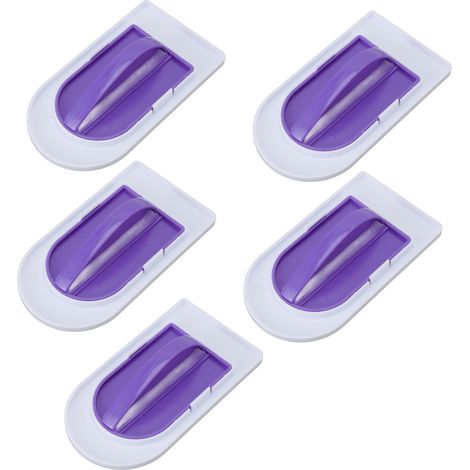 5 Pièces Lisseur à Gâteau en Plastique Alimentaire, Poignée Ergonomique pour Décoration et Polissage de Gâteaux Maison ou Professionnel (1/5)
