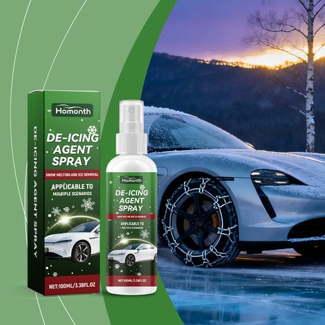 Auto-Enteisungsspray, Autoglaspflege, Enteisung, Frostschutz, Antibeschlag, Staubschutz, klare Sicht – 100 ml -- BIEMMEDUE (1/5)