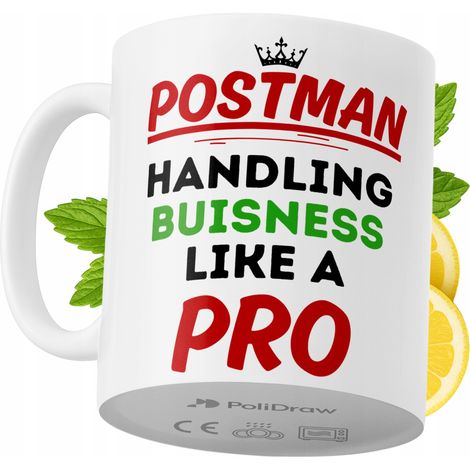 Lustige Kaffeetasse mit witzigem Textdesign für Postboten – ideal für Geburtstage, Namenstage und Feiertage. Hochwertige Tasse für besondere Anlässe, ob zu Hause, im Büro oder bei der Arbeit. Farbe: W