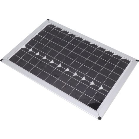 Kit chargeur de batterie solaire 100 W 18 V avec panneau solaire monocristallin en silicium et double contrôleur USB pour voiture, camping-car, bateau. (1/5)