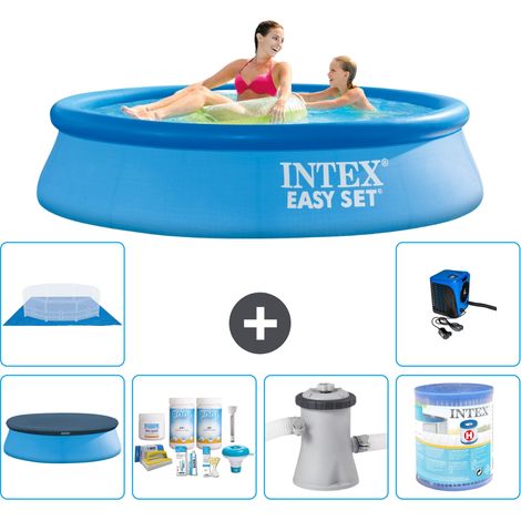 Intex Piscine Easy Set Ronde - 244x61 cm - 7-pièces S40405 (1/5)