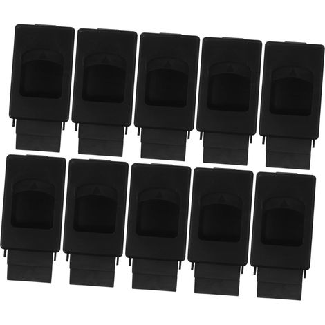 de 10 loquets de porte dissimulés en plastique avec fonction